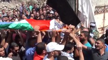 İsrail Askerleri Tarafından Öldürülen Filistinli Gencin Cenaze Töreni