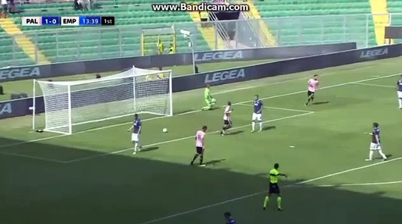 Amazing Goal Coronado - Palermo 2-0 Empoli FC - 09092017
