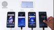 OnePlus 5 vs Galaxy S8 vs HTC U11 vs Xperia XZ Premium - Battery Charging SPEED Test