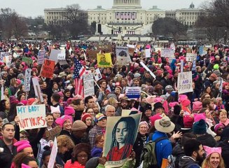 Mariana Flores de Camino - Imágenes de la Marcha de Mujeres Anti-Trump