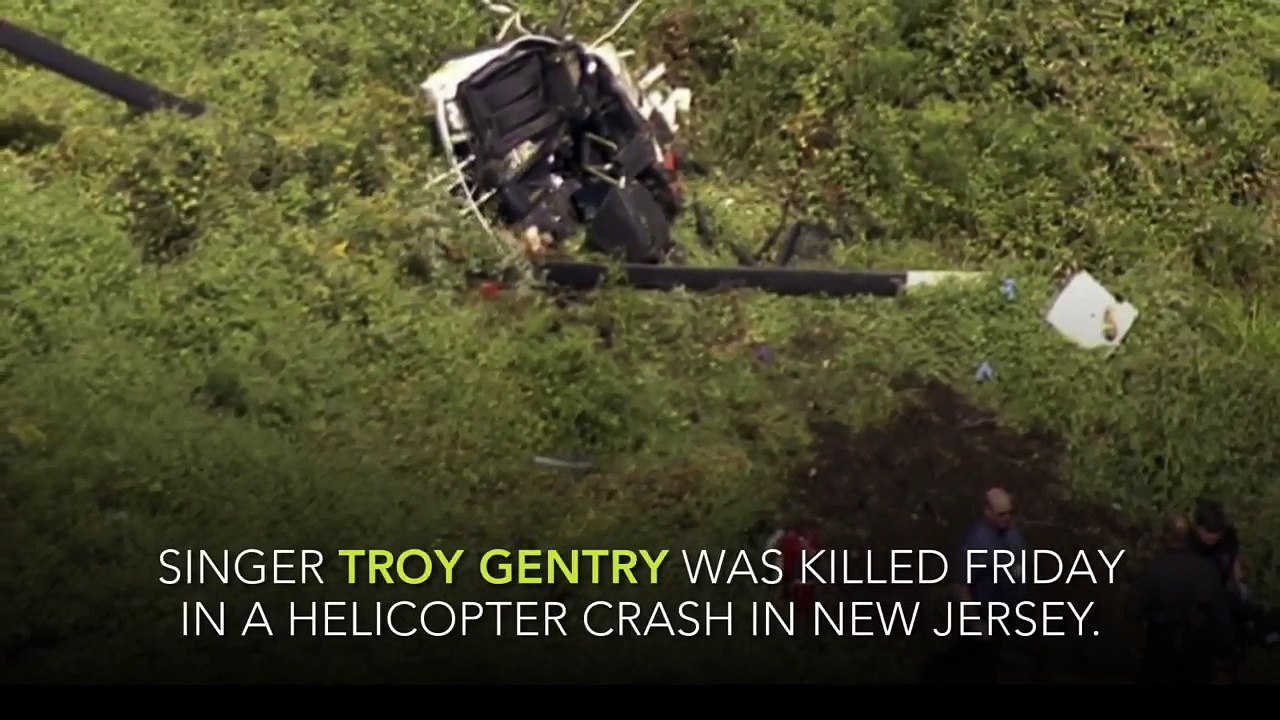Country singer Troy Gentry was killed Friday in a helicopter crash in New Jersey