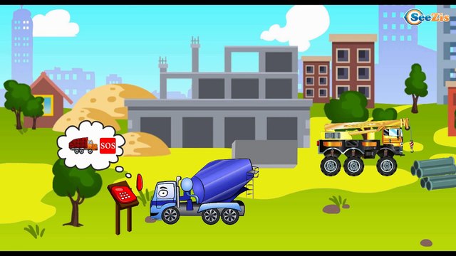 Мультики про машинки для Детей. Грузовичок и Трактор на Детской площадке Все серии подряд