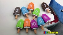 Learn to Count 1 to 10 for Children Colorful Toy Ice Cream Popsicles Pretend Food ABC Surprises