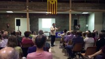 'Ja hem guanyat': l'explicació de Vicent Partal a Sant Climent de Llobregat