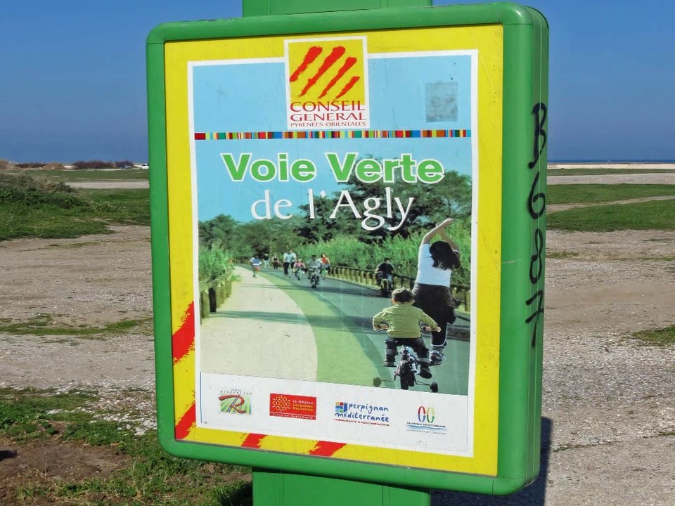 LA VOIE VERTE DE L'AGLY de Rivesaltes au Barcarès