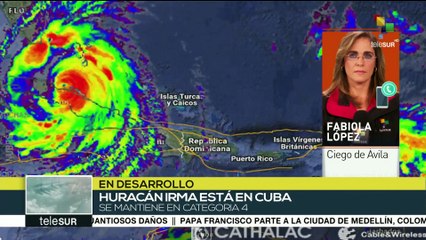 Huracán Irma se dirige el oeste de Cuba