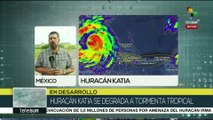 #Katia se degrada a tormenta tropical tras tocar tierra en Veracruz