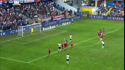 Missed Penalty Oguzhan Ozyakup Karabükspor - Besiktas - 09.09.2017