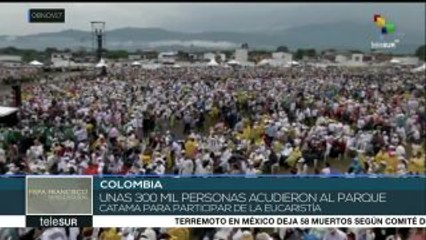 Colombia: 5 mil víctimas participaron en acto del perdón con el Papa