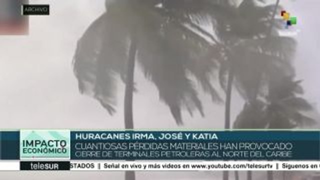 Cuantiosas pérdidas materiales han provocado 3 huracanes en la región