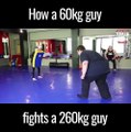 Un homme de 60 kg VS un homme de 260 kg