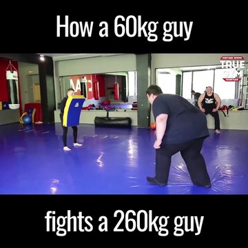 Un homme de 60 kg VS un homme de 260 kg
