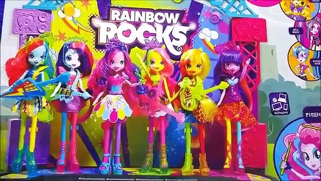 Muñecas evento de Chicas poco Melena mi poni arco iris rocas escenario juguetes Equestria ❤ mlp hasbro