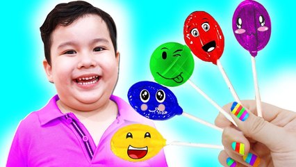 Bad Baby with Tantrum and Crying for Lollipops Little Babies Learn Colors with Finger Family Song