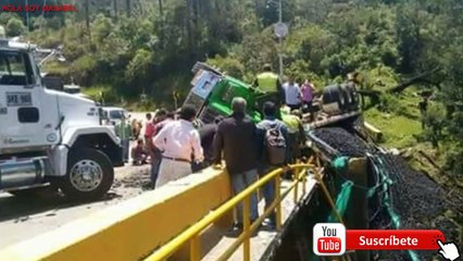 Estremecedor audio del momento cuando un mulero se queda sin frenos y muere