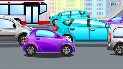 The Police Car - Cars & Trucks Cartoon Compilation - Vehicle & Chi Chi Car - Video for children