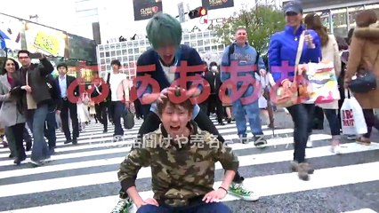 スクランブル交差点でシャンプーしてみた