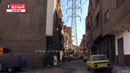 انتشار ظاهرة البناء أسفل أبراج الكهرباء بأسيوط
