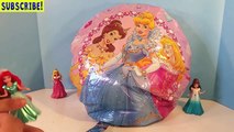 Disney Princess Princesas Surprise Balloon with Toys Shopkins MLP videos for children-ToyBoxMagic