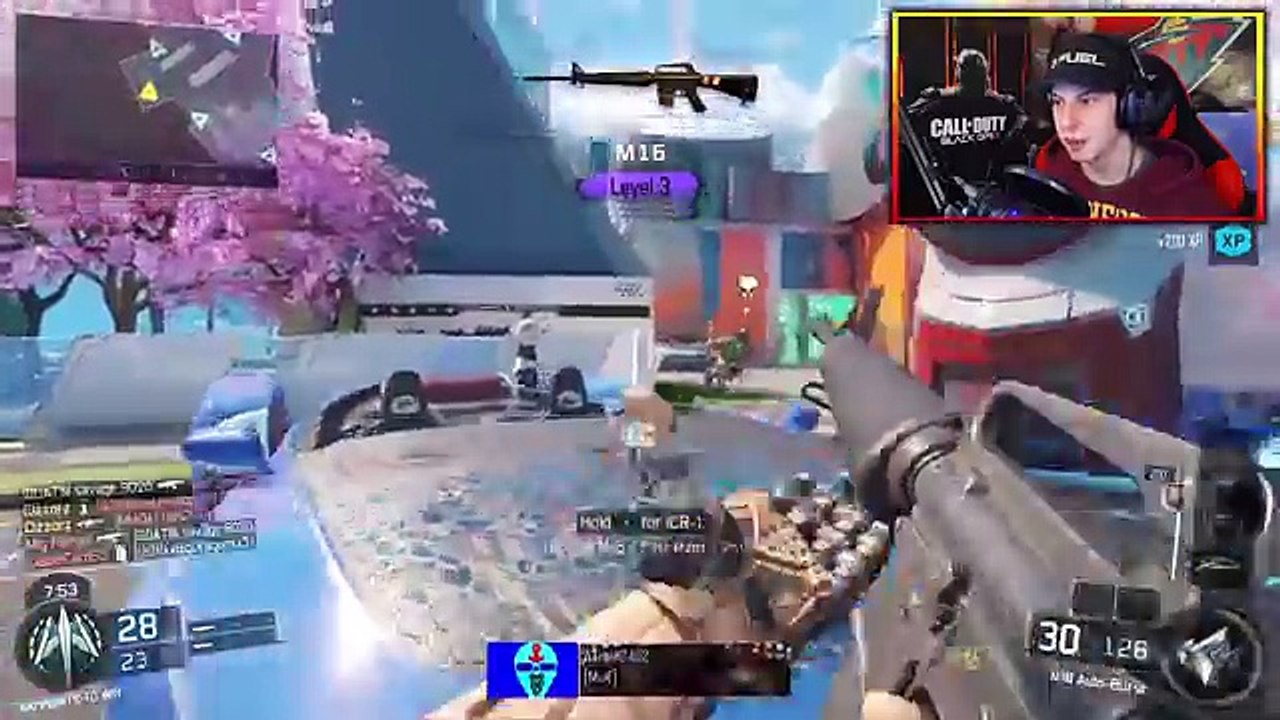 M16 NUCLEAR GAMEPLAY! Black Ops 3 *NEW* M16 3 Round Burst DLC Weapon Drop! (BO3 NEW DLC NU