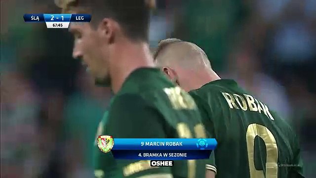Marcin Robak Goal HD - Slask Wroclaw	2-1	Legia 09.09.2017
