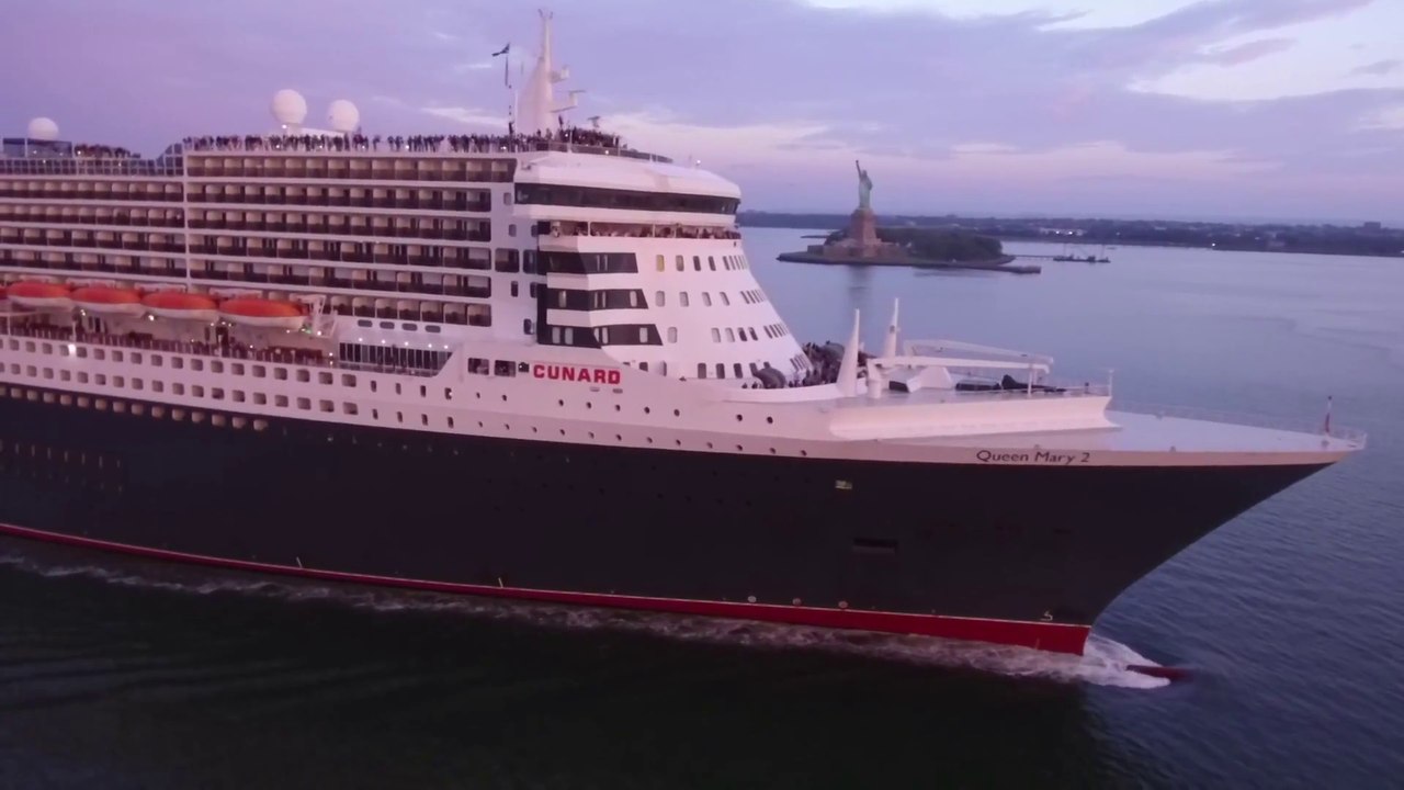 Le Queen-Mary 2 à New-York - Nantes Bretagne Télé
