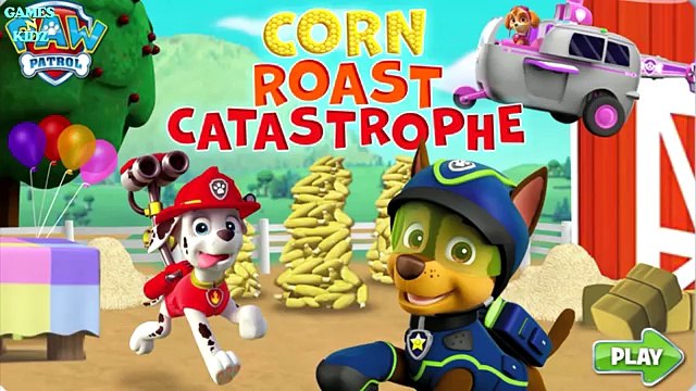 Paw Patrol Corn Roast Catastrophe BLAZE and THE MONSTER MACHINES Tune Up (Nick JR Games)