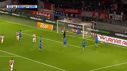 Klaas-Jan Huntelaar Goal HD - Ajax 1-0 Zwolle - 09.09.2017