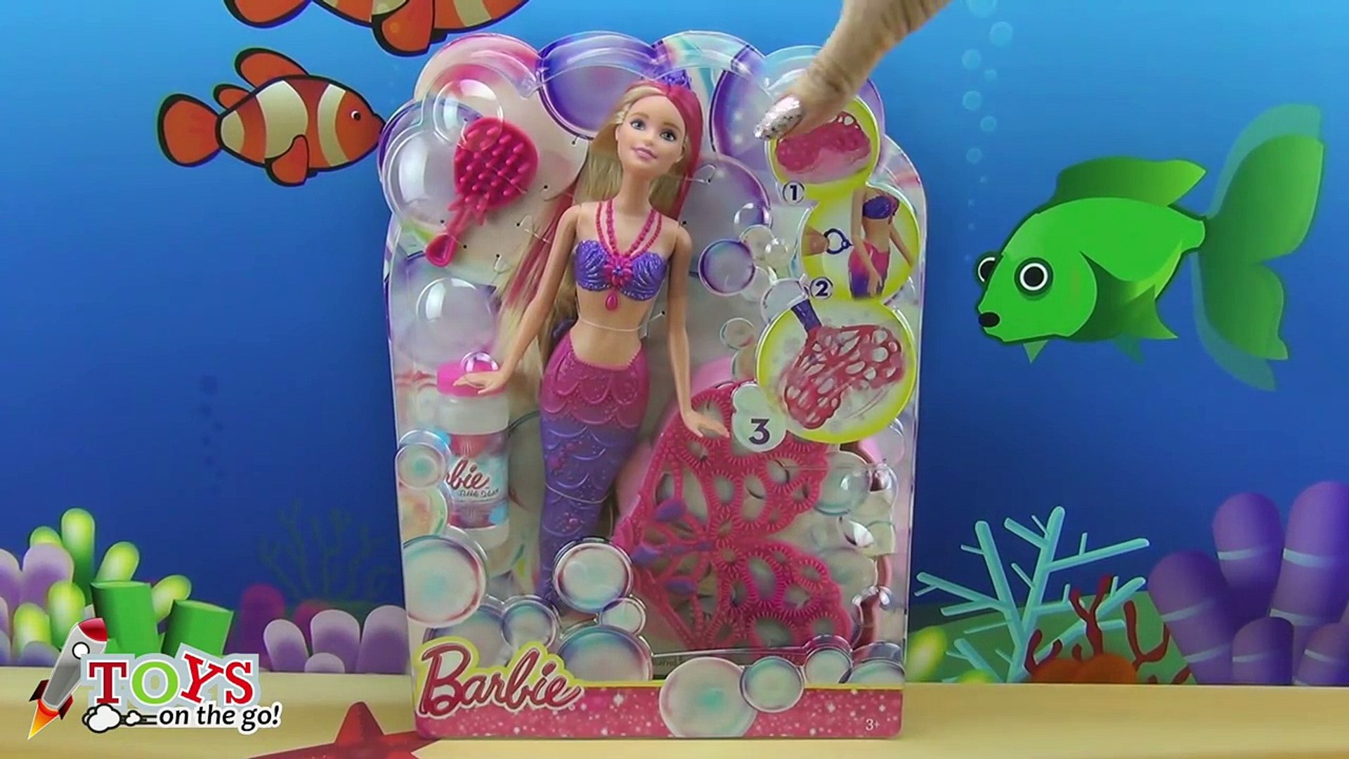 barbie sirena burbujas magicas