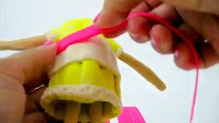 Artisanat poupée Comment Lalaloopsie faire faire oreiller jouer pâte à modeler à Il jouets Doh plume n