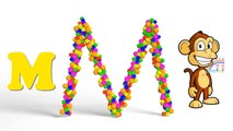 Learn Alphabets for toddlers, Learn ABC with 3D Colorful Candies, Learning alphabets for k