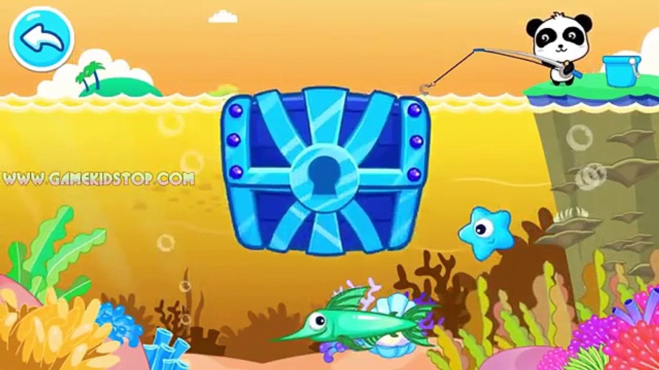 Baby Panda Happy Fishing / Learn & Explore The Sea, Learn about Sea Animals / BabyBus Game