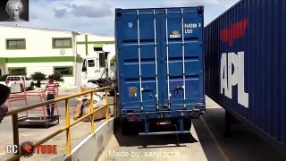 惊人的卡车驾驶技能 令人敬畏的半卡车司机 极限卡车司机赢!! 2017
