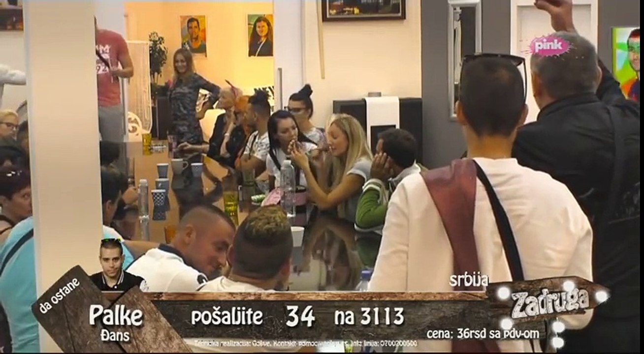 Zadruga - Maca i Lepi Mića, svađa - 09.09.2017.