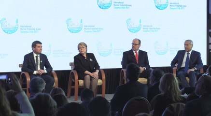 Michelle Bachelet cierra en Chile el congreso mundial sobre océanos