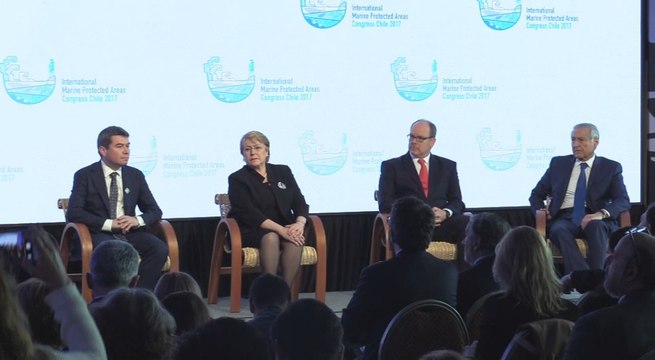 Michelle Bachelet cierra en Chile el congreso mundial sobre océanos