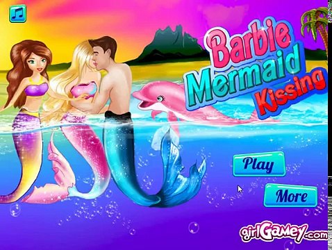 Барби поцелуи Русалка мультик барби русалка целуется