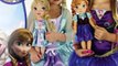 Disney Frozen Toddler Queen Elsa & Princess Anna Olaf Doll Deluxe Playset Royal Reflection Eyes Set