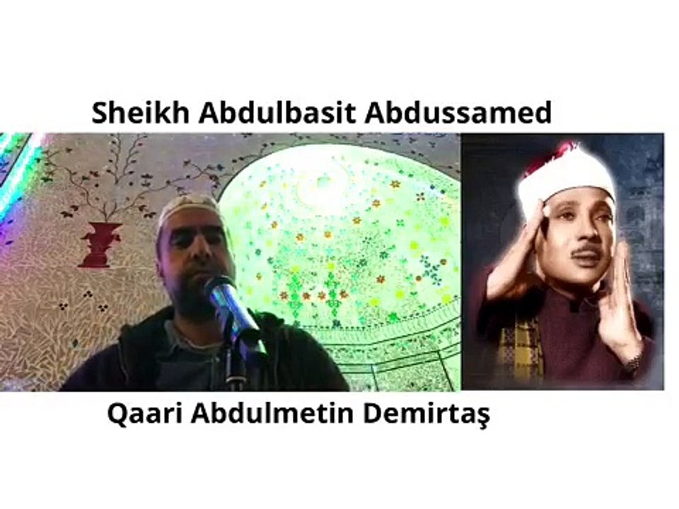 Hafiz Metin Demirtaş. Seyh Abdussamed makami Kuran tilaveti. Müthis kiraat - yok böyle bir ses. Dünyanin en güzel sesli hafizlarindan Kuran tilaveti. Seyh Abdussamed taklidi. Müthis arap kiraati. Kahire tarzi Misir sivesi Kuran tilaveti. Kuran portali.