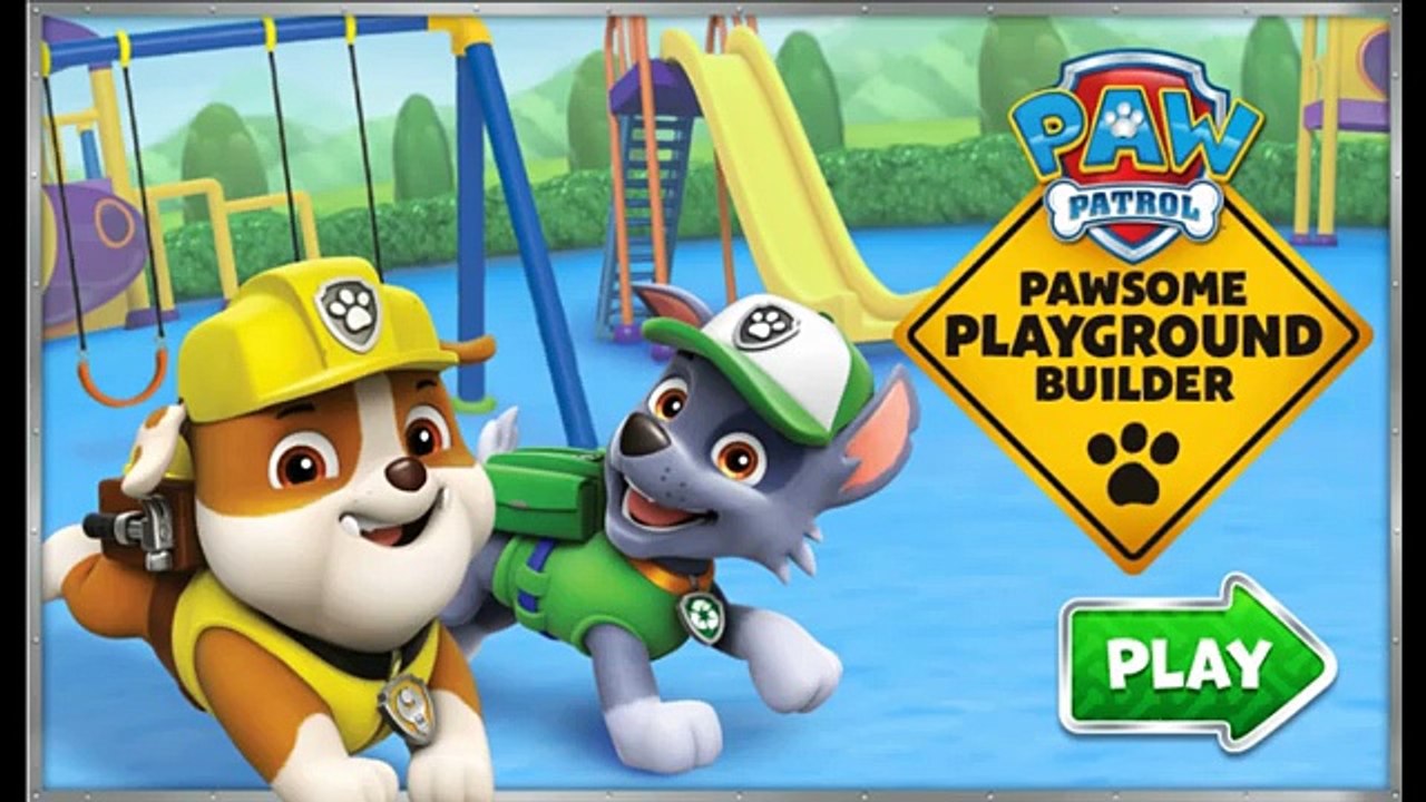 Constructeur amusement amusement enfants patrouille patte Cour de récréation chiot chiots ma chérie équipe avec Mission |