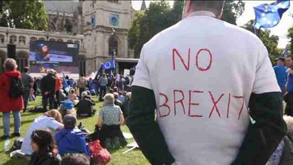 Miles protestan en Londres para no salir de la Unión Europea