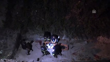 Dayandığı Korkuluklar Kırılınca Dereye Düştü