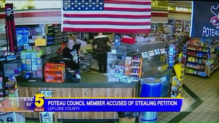 Videos Emerge of Oklahoma City Councilman Stealing Citizen`s Petition