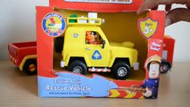 Feuerwehrmann Fireman Sam Tom Thomas Mountain Rescue 4x4 Jeep Sounds Lights Toy Review