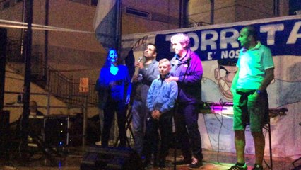 Gli ospiti sul palco