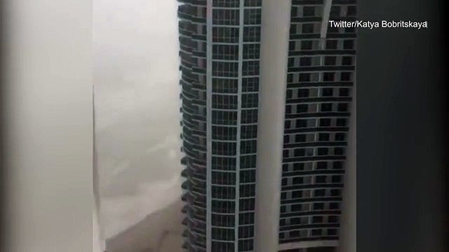 Shocking videos show strong Hurricane Irma winds hit North Miami