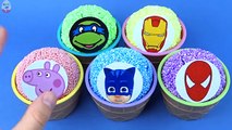 Et les meilleures crème tasses mousse de la glace apprentissage masques porc jouer tout petit jouets avec Surprise pj peppa