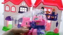 Детский Игровой набор домик чемоданчик Funny Family house set.Игрушки для девочек. Miss Ka