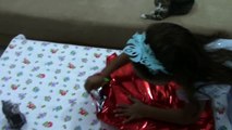 elife doğum günü için yeni Karlar ülkesi ELSA kostümü aldık, Eğlenceli çocuk videosu