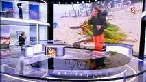 Ouragan: Regardez l'incroyable direct de l'envoyée spéciale de France 2 hier au 20h en pleine tempête